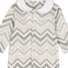 Grey Zig Zag Babygrow, 3, hi-res
