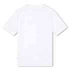 Boys White Logo T-Shirt, 1, hi-res