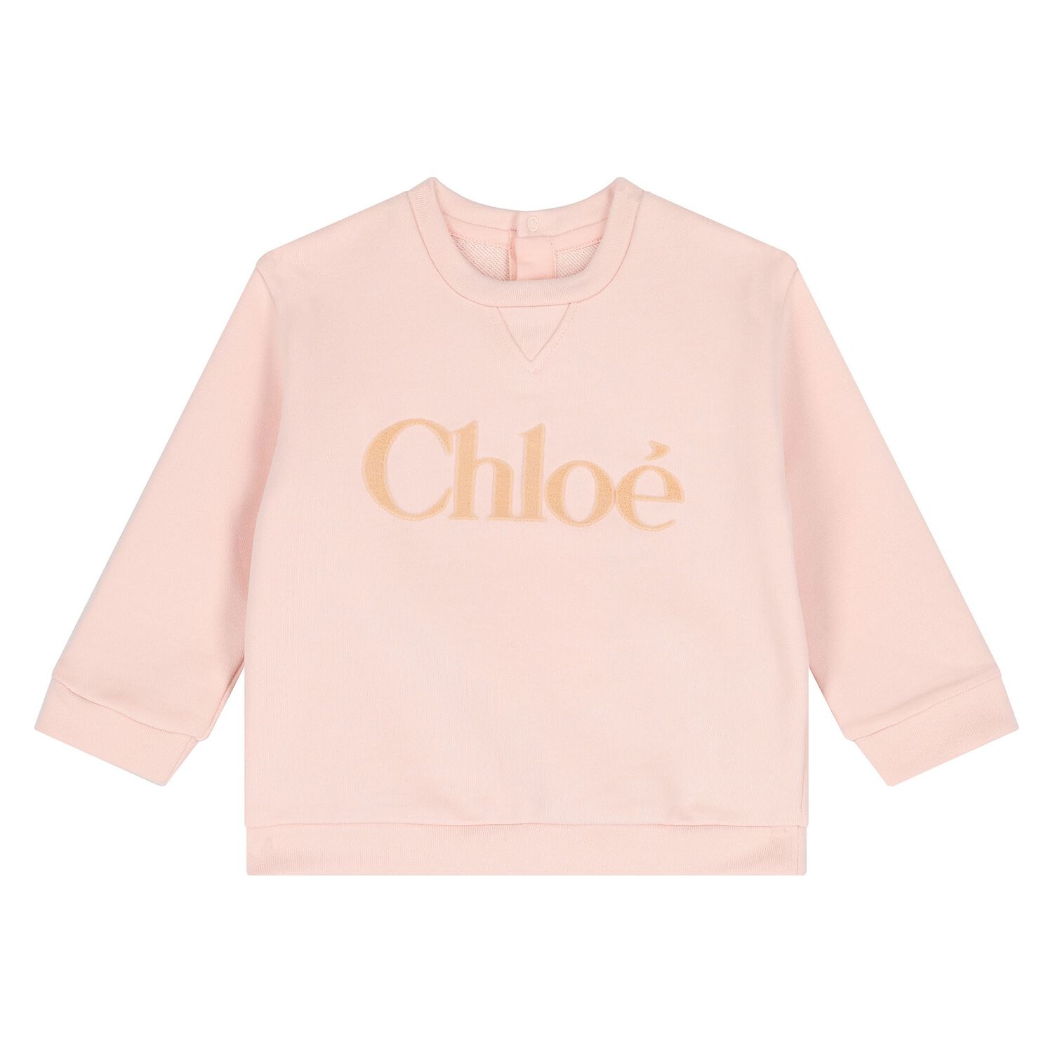 Younger Girls Pink Logo Sweatshirt, 1, hi-res image number null
