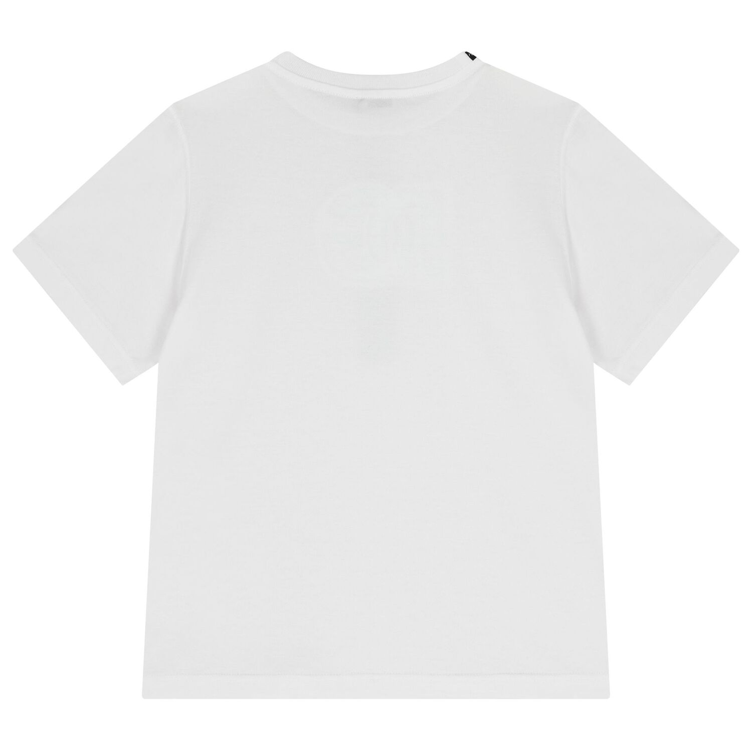 Boys White Logo Majolica T-Shirt, 2, hi-res