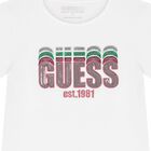 Girls White Logo T-Shirt, 1, hi-res