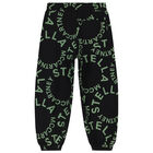 Boys Black Logo Joggers, 1, hi-res