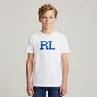Boys White Logo T-Shirt, 2, hi-res