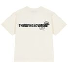 Ivory Logo Oversized Fit T-Shirt, 1, hi-res