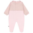 Baby Girls Pink Logo Babygrow, 3, hi-res