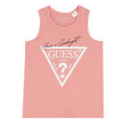 Girls Pink Logo Pyjamas, 1, hi-res