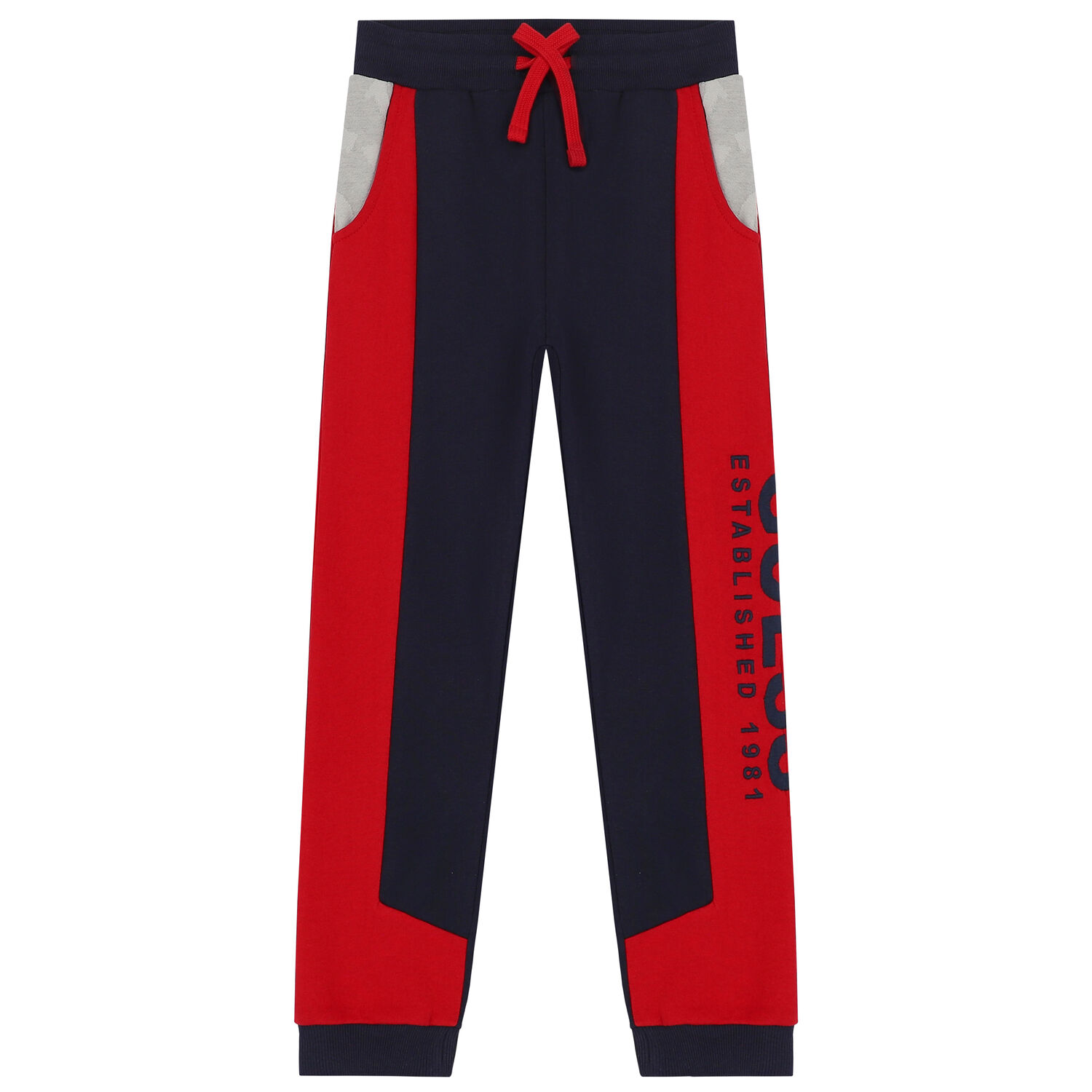 Boys Blue & Red Logo Jogger, 2, hi-res image number null