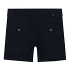 Younger Boys Navy Bermuda Shorts, 3, hi-res