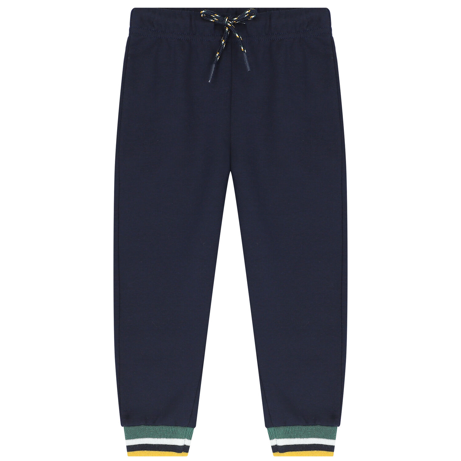 Younger Boys Yellow & Navy Blue Tracksuit, 1, hi-res