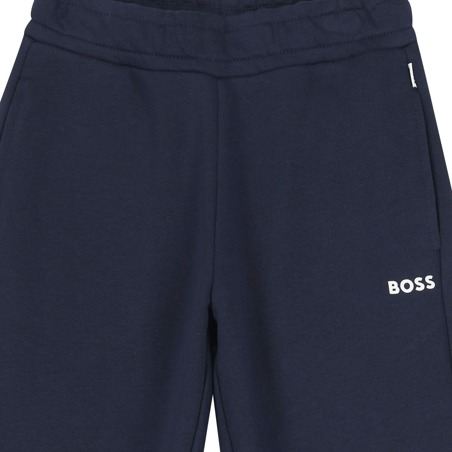 Boys Navy Blue Logo Joggers, 2, hi-res