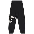 Boys Black Logo Joggers, 1, hi-res
