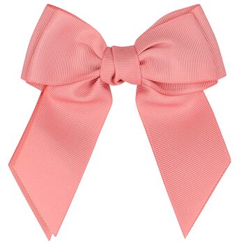 Girls Pink Bow Hairclip