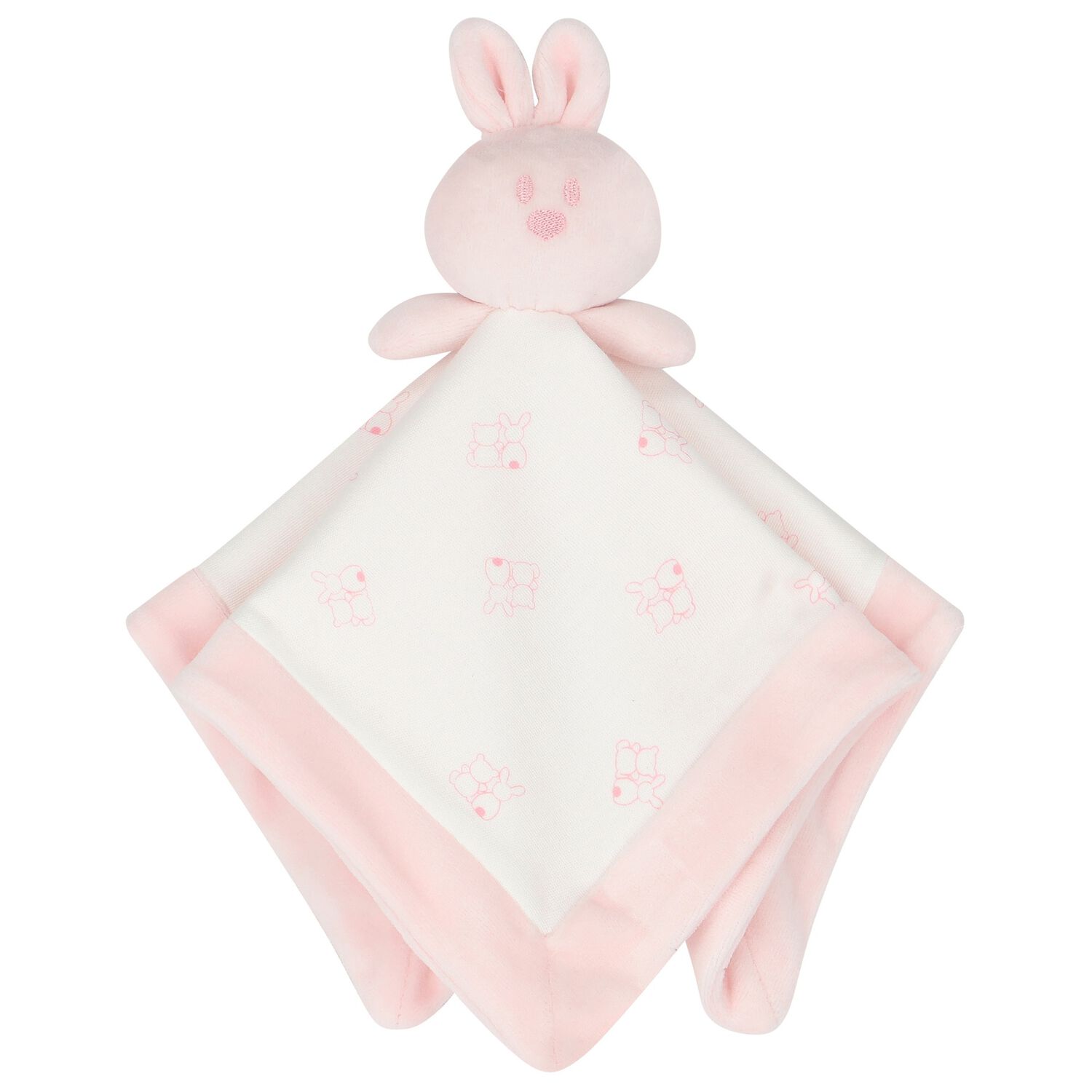 Baby Girls Pink Bunny Comforter, 1, hi-res image number null