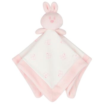 Emile et Rose Baby Girls Pink Bunny Comforter, 1 Baby Girls Pink Bunny Comforter