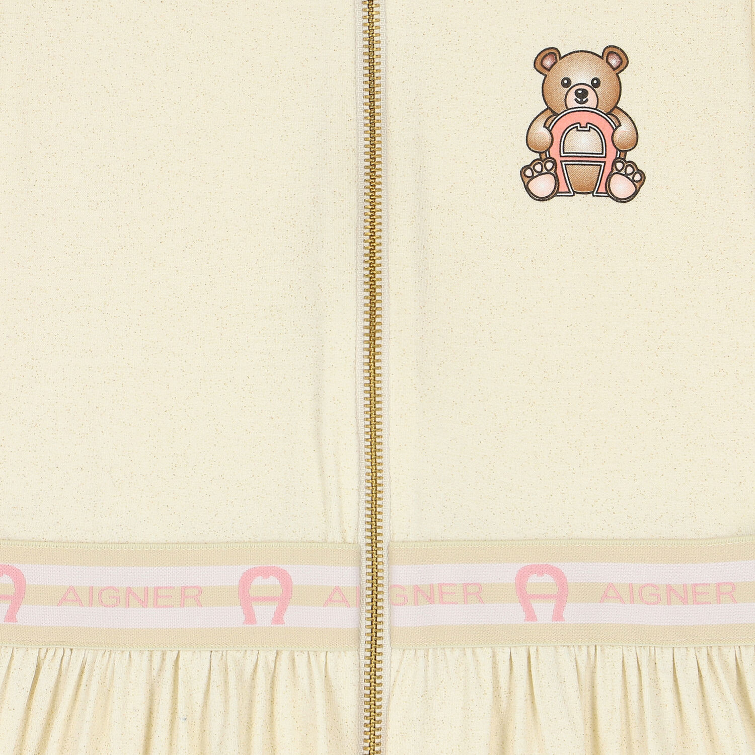 Girls Gold Logo Dress, 1, hi-res image number null