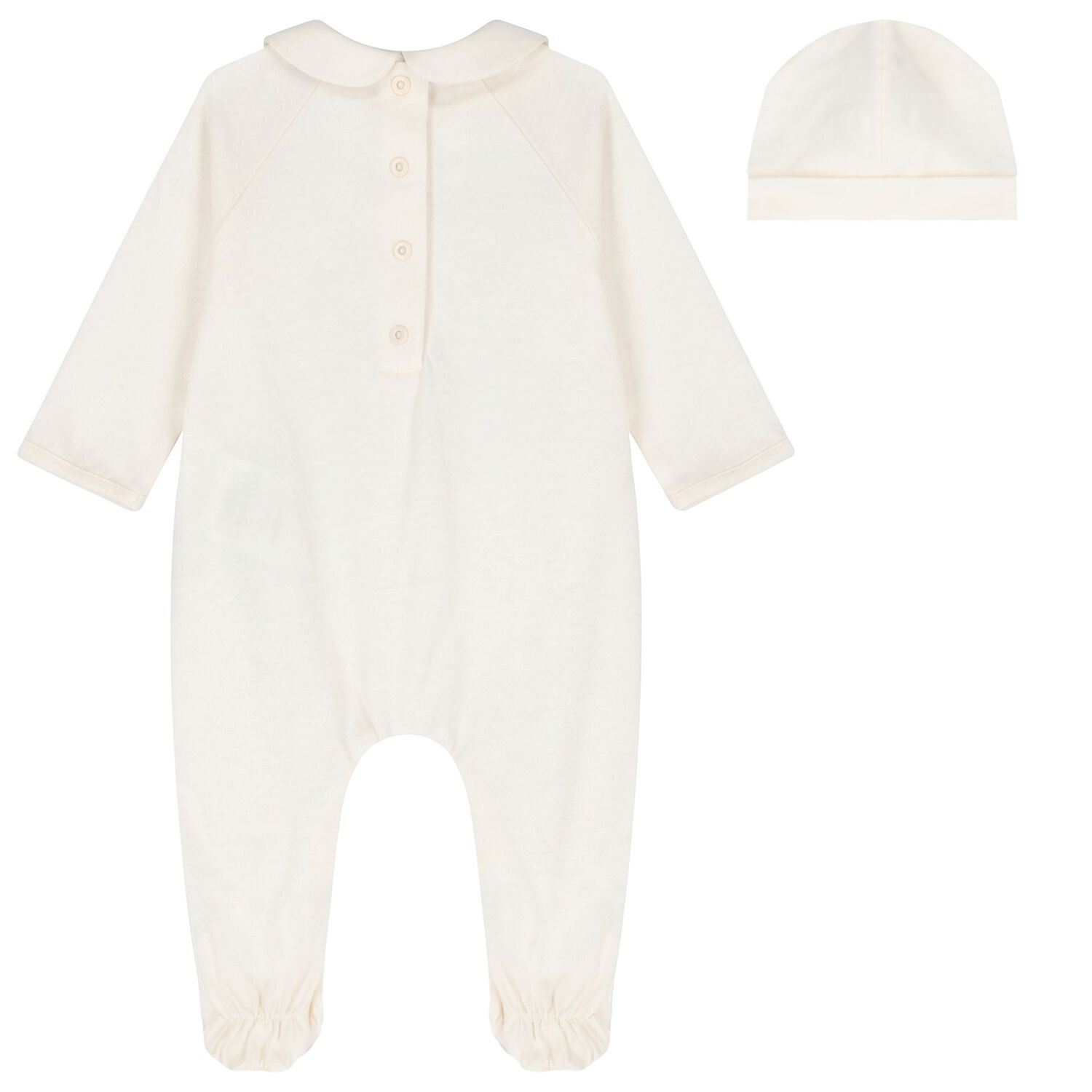 Ivory Teddy Bear Babygrow Gift Set, 1, hi-res