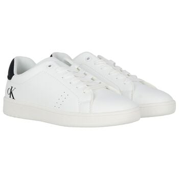 White Logo Trainers