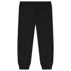 Boys Black Logo Joggers, 1, hi-res