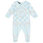 Baby Boys Blue Logo Babygrow Gift set, 1, hi-res