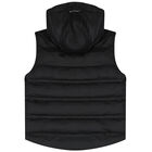 Boys Black Aston Martin Logo Gilet, 1, hi-res