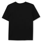 Boys Navy Blue Logo T-Shirt, 4, hi-res