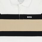 Boys White & Black Logo Shorts Set, 1, hi-res