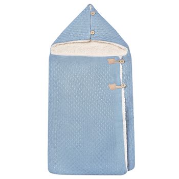Blue Knitted Baby Nest