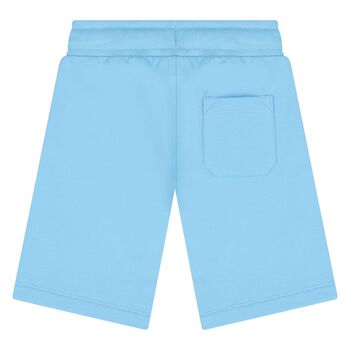 Younger Boys Blue Logo Shorts