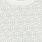 Girls White Embellished Logo T-Shirt, 1, hi-res