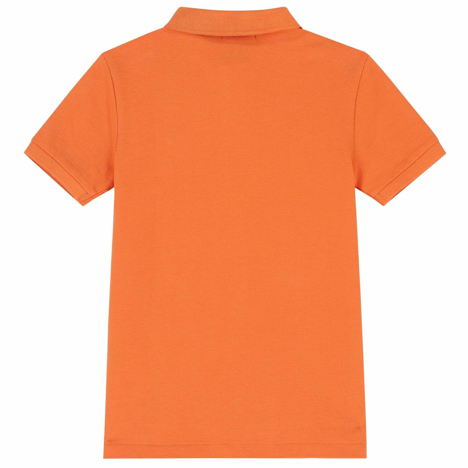 Boys Orange Logo Polo Shirt, 1, hi-res image number null