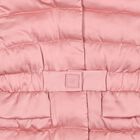 Younger Girls Pink Hooded Puffer Jacket, 1, hi-res