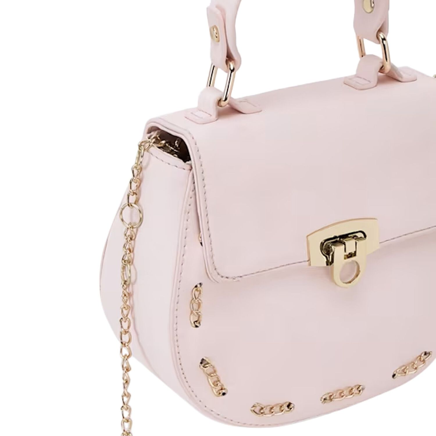 Girls Pink Logo Handbag, 2, hi-res image number null