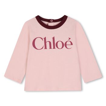 Younger Girls Mini Me Pink Long Sleeve Top