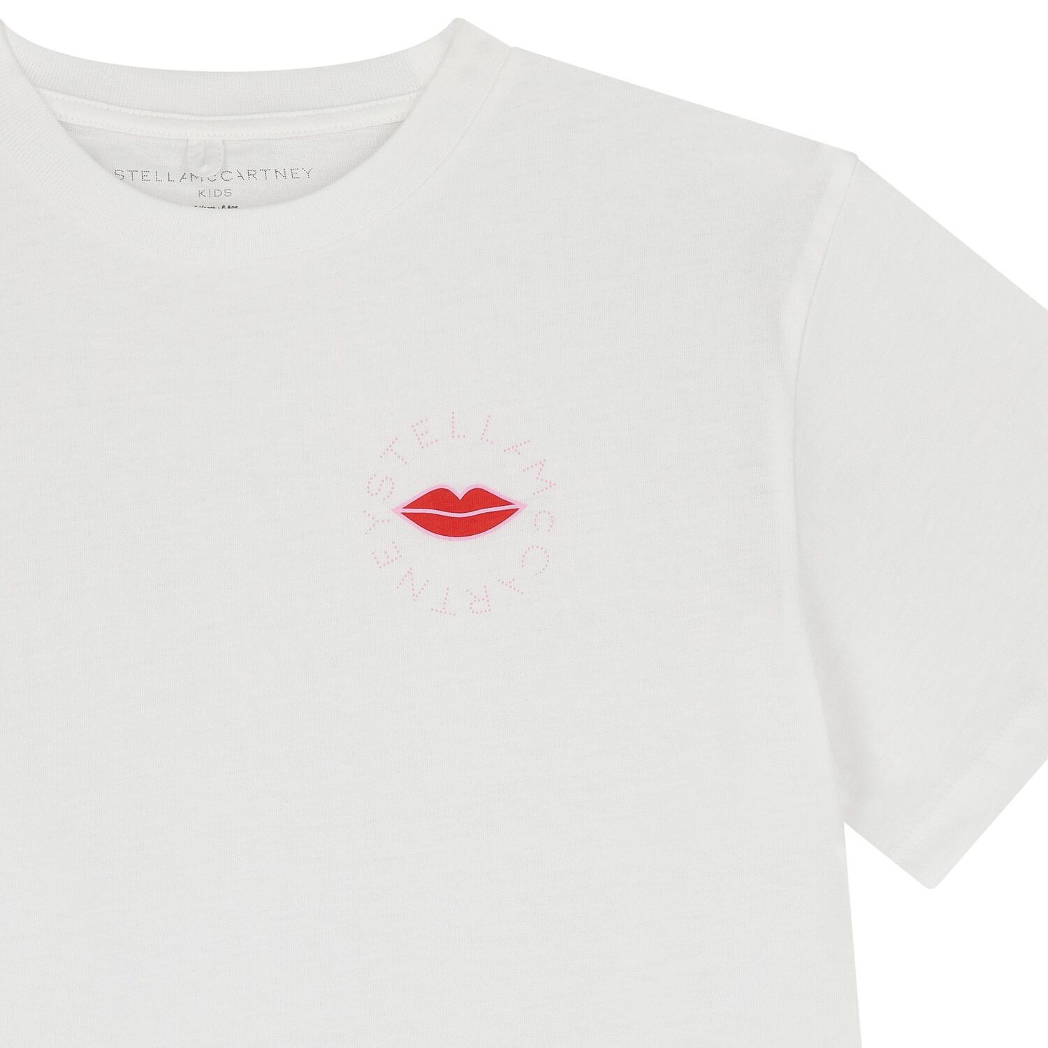 Girls White Logo T-Shirt, 1, hi-res