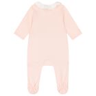 Baby Girls Pink & Ivory Babygrow Gift Set, 2, hi-res