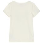 Girls Ivory Logo T-Shirt, 1, hi-res