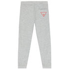 Boys Grey Logo Joggers, 3, hi-res