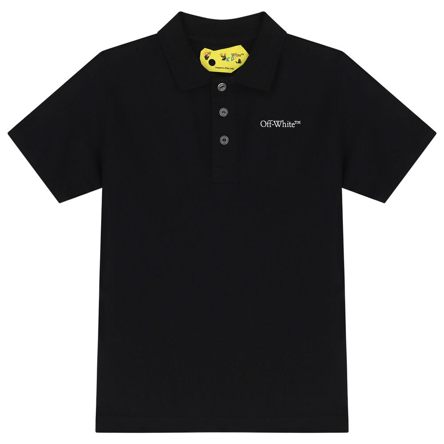 Boys Black Logo Polo Shirt, 1, hi-res image number null