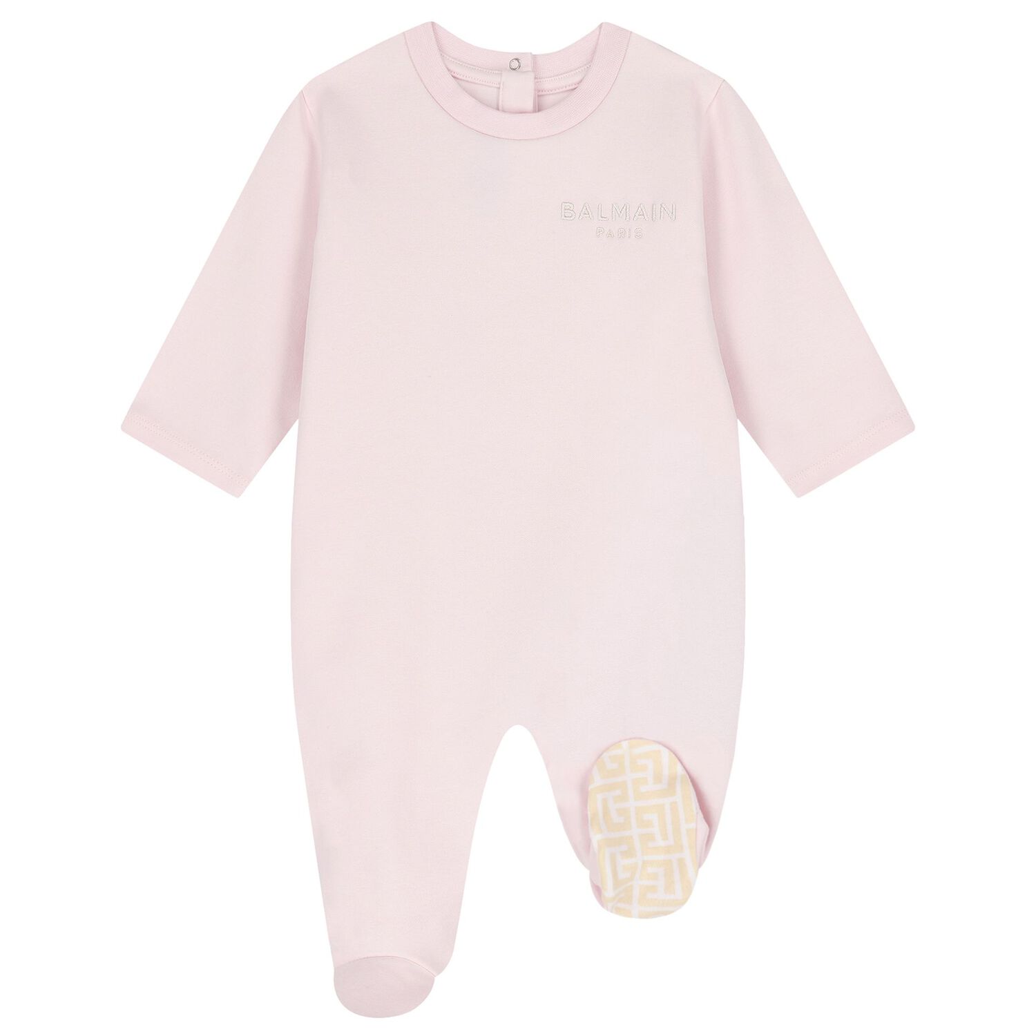 Baby Girls Pink Logo Babygrow Gift Set, 2, hi-res