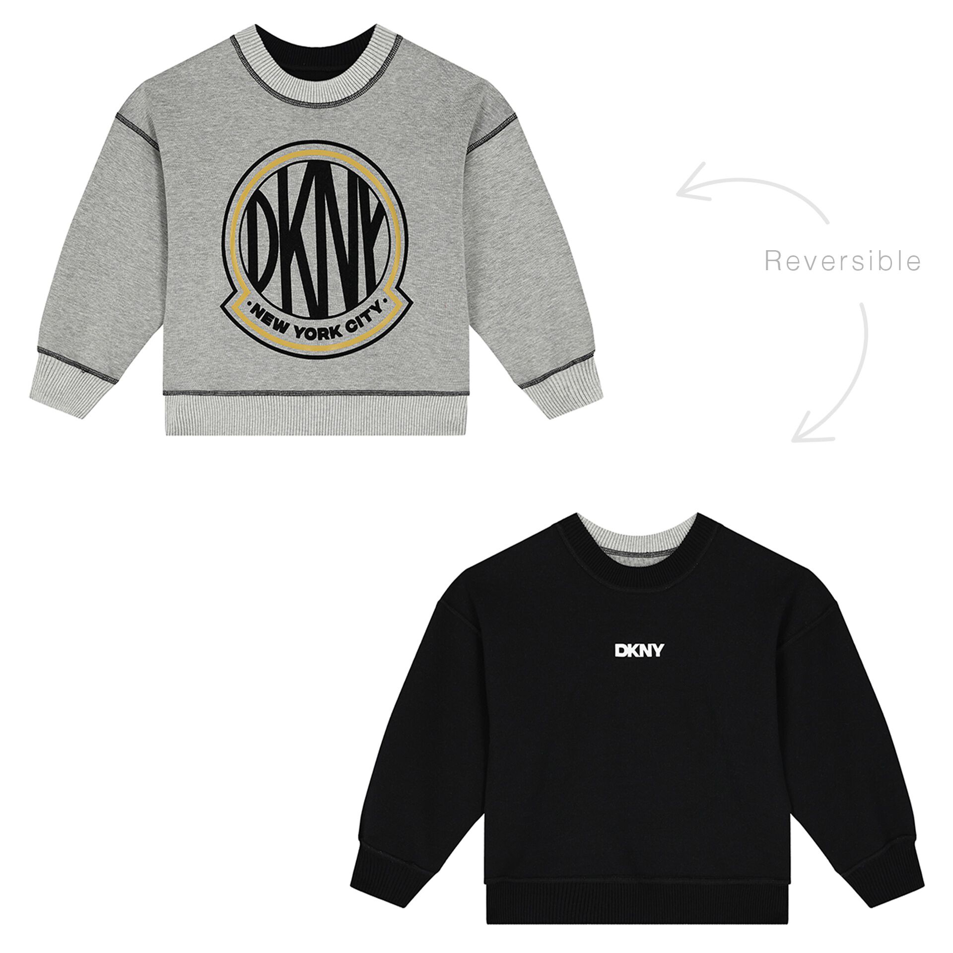 Dkny grey sweatshirt shop