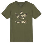 Khaki Green Trefoil Logo T-Shirt, 2, hi-res