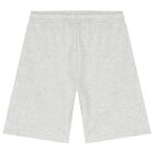 Boys Grey Logo Shorts, 1, hi-res