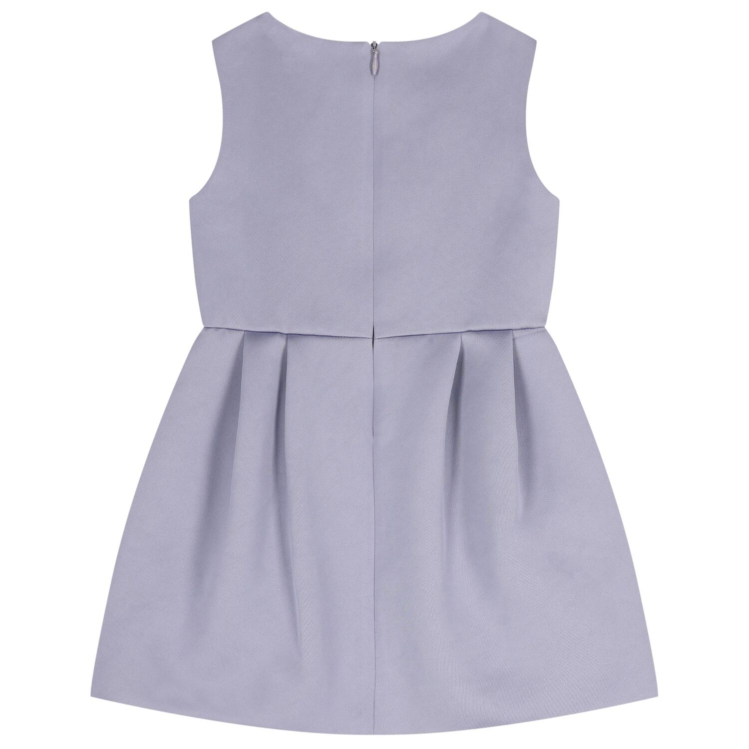 Girls White & Purple Logo Dress, 1, hi-res
