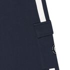 Boys Navy Blue Logo Joggers, 2, hi-res