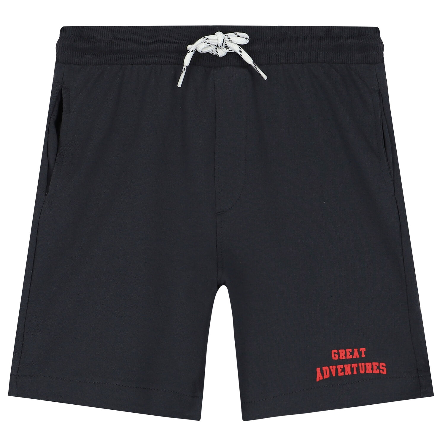 Boys Ivory, Grey & Red Shorts Set, 1, hi-res