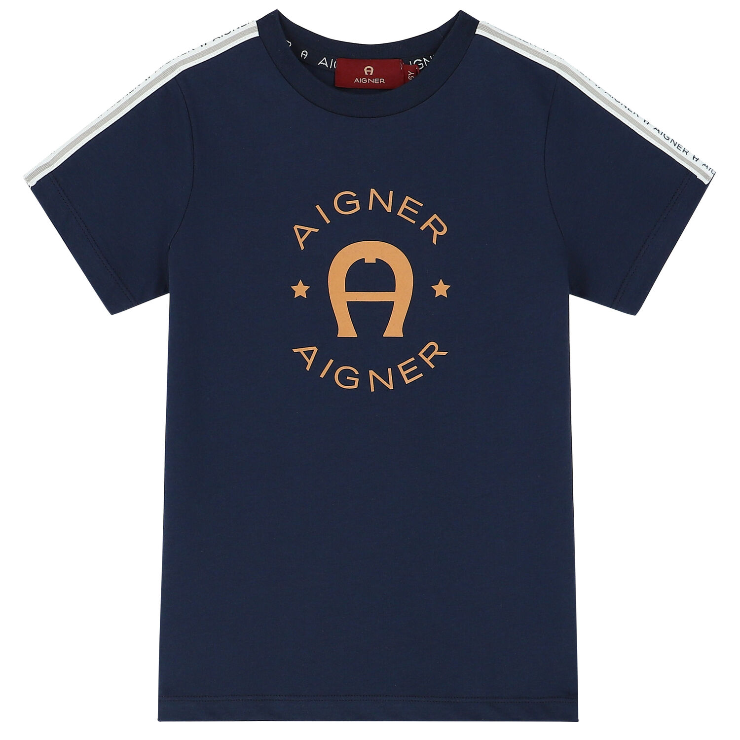 Boys Navy Logo T-Shirt, 1, hi-res