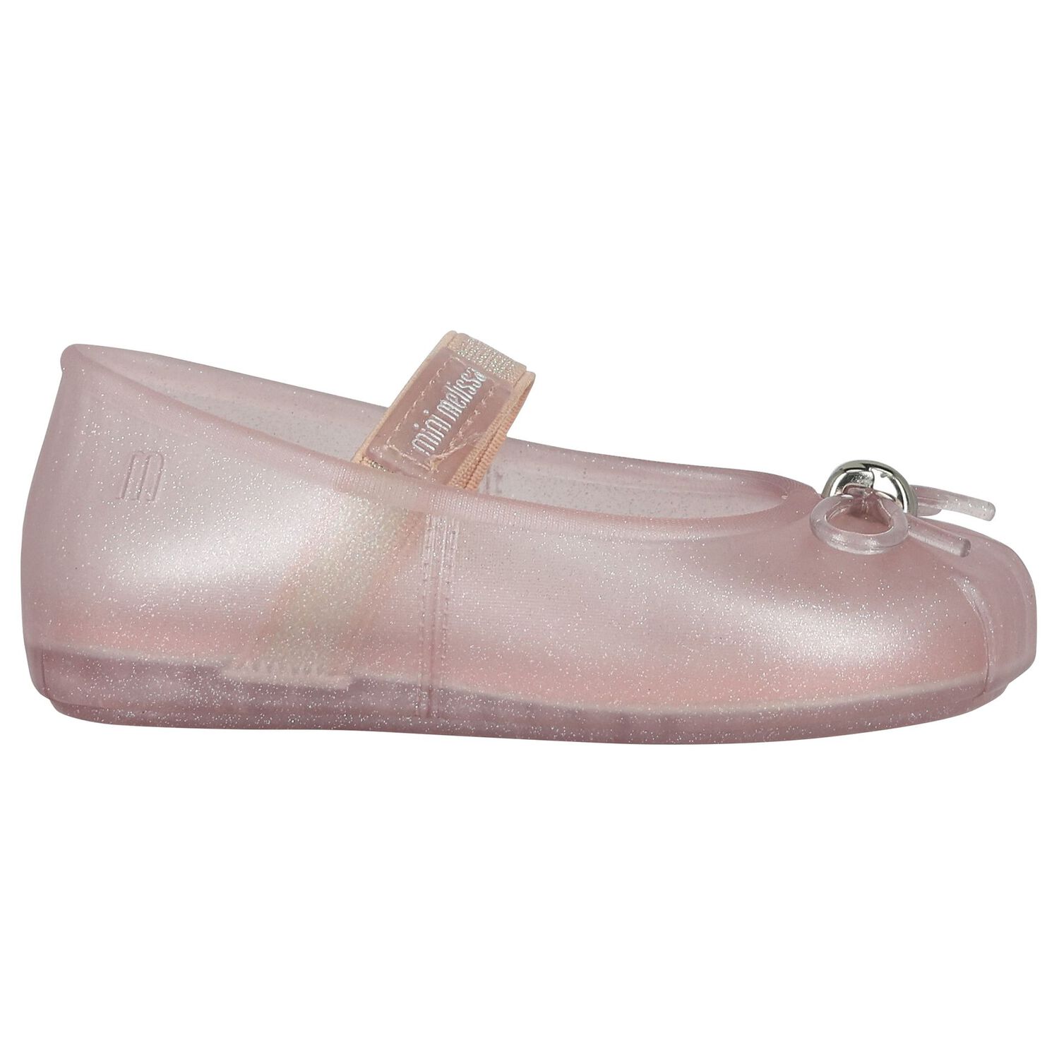 Girls Pink Bow Shoes, 2, hi-res