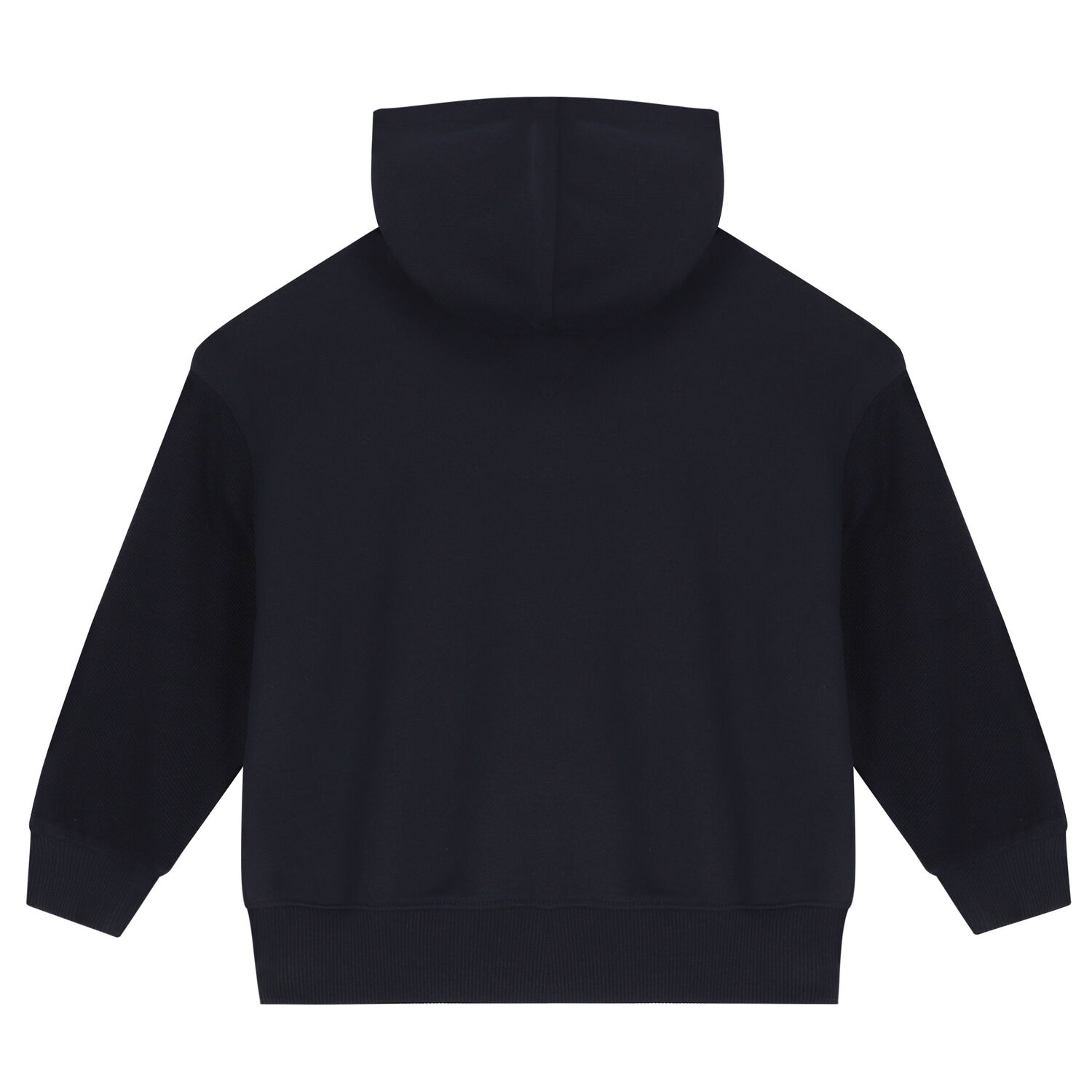 Boys Navy Blue Logo Hooded Top, 1, hi-res image number null