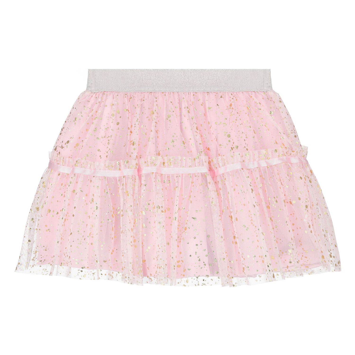 Girls Pink Tulle Skirt Set, 2, hi-res image number null
