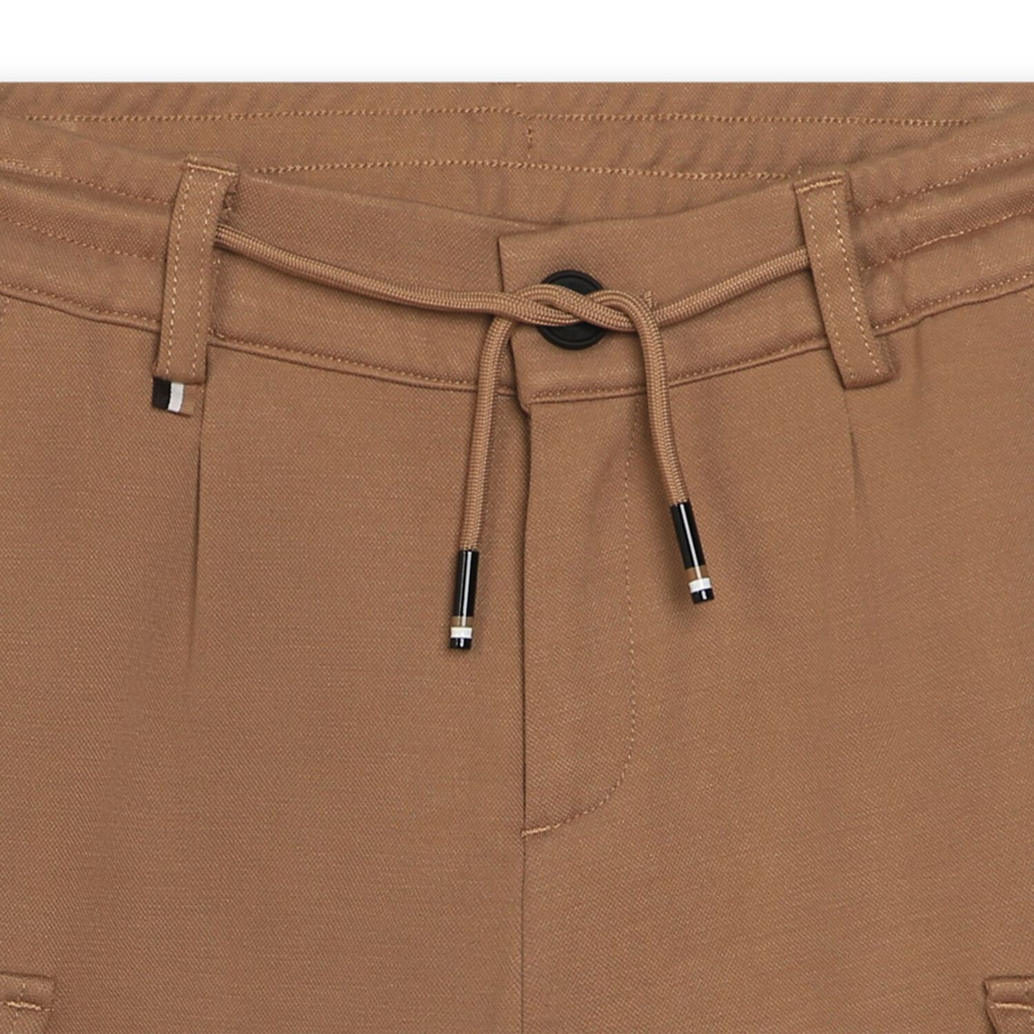 Boys Beige Logo Shorts, 1, hi-res image number null